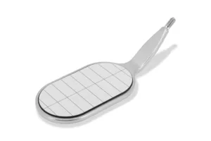 MEGA Parallelometer FS Rhodium, 22 x 37 mm