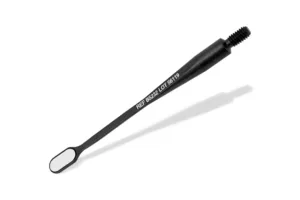 BLACK MICROflex rhodium, oval 3x6 mm