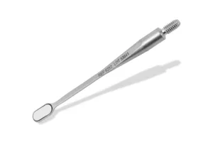 MICROflex rhodium, stainless steel, oval 3x6 mm